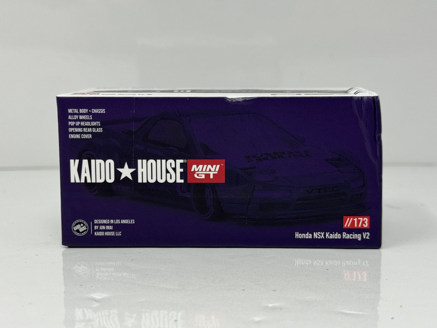 Kaido House MINI GT Honda NSX Kaido Racing V2 1:64 Diecast Purple