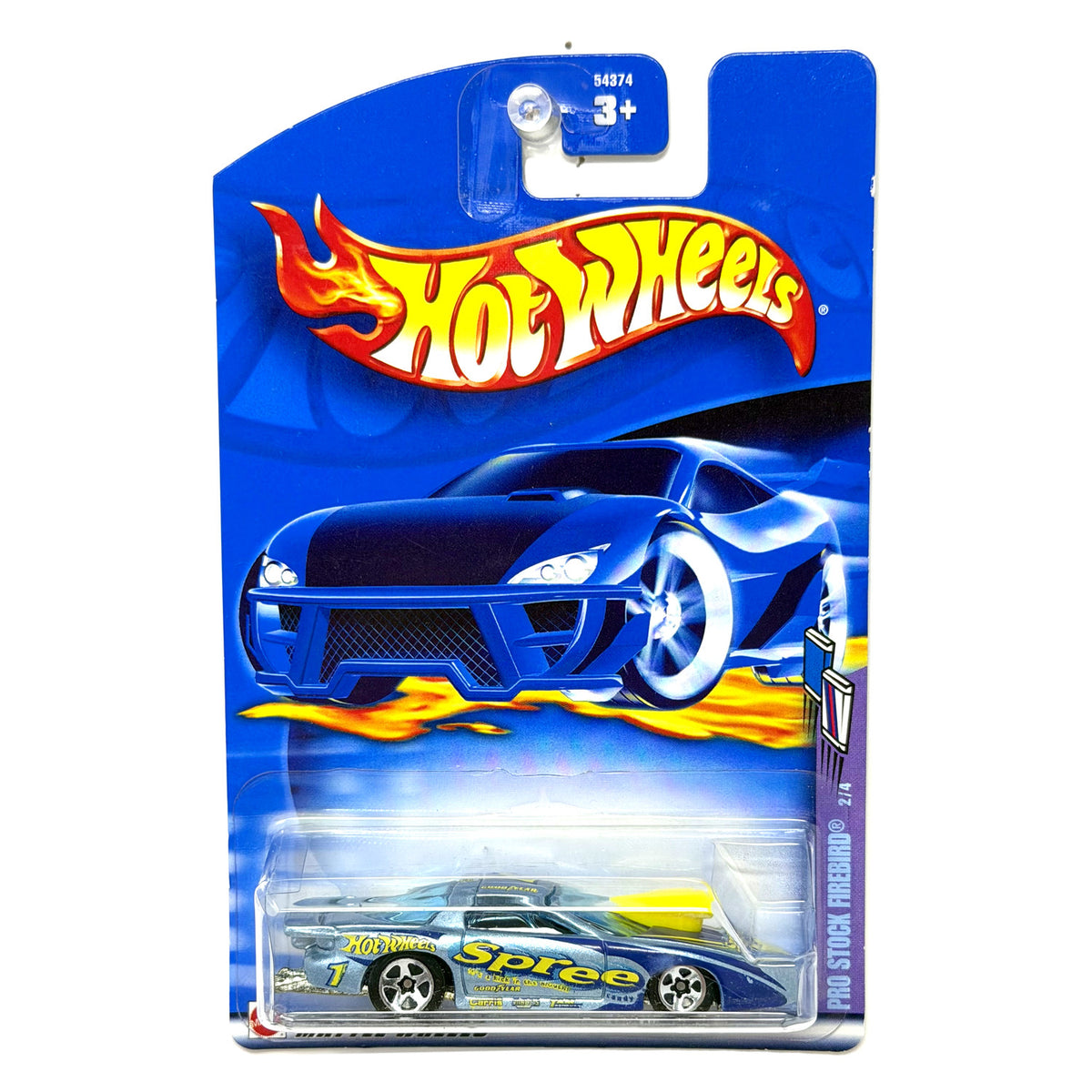 Hot Wheels Pro Stock Firebird Spree 1:64 Diecast Blue