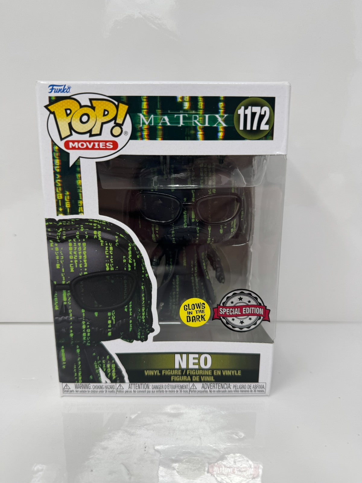 Funko Pop! Movies Matrix #1172 GITD Special Edition Vinyl Figure