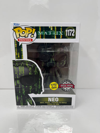 Funko Pop! Movies Matrix #1172 GITD Special Edition Vinyl Figure