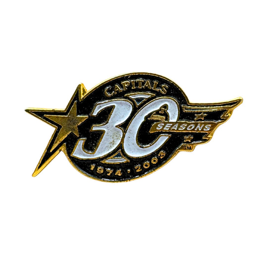 Washington Capitals 30 Seasons NHL Hockey Team Lapel Pin