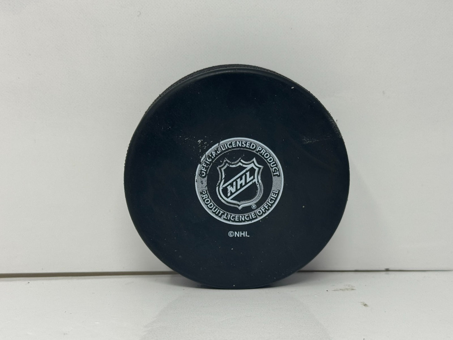 Clarke MacArthur Toronto Maple Leafs Signed NHL Autograph Puck Silver Auto