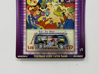 Hot Wheels Premium Disney Alice Wonderland Volkswagen Station Wagon 1:64 Diecast