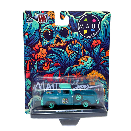 M2 Machines Maui & Sons 1958 Chevrolet Apache Stepside 1:64 Diecast