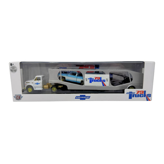 M2 Machines Chevy Trucks 1973 Chevrolet Cheyenne 10 & Hauler CHASE 1:64 Diecast