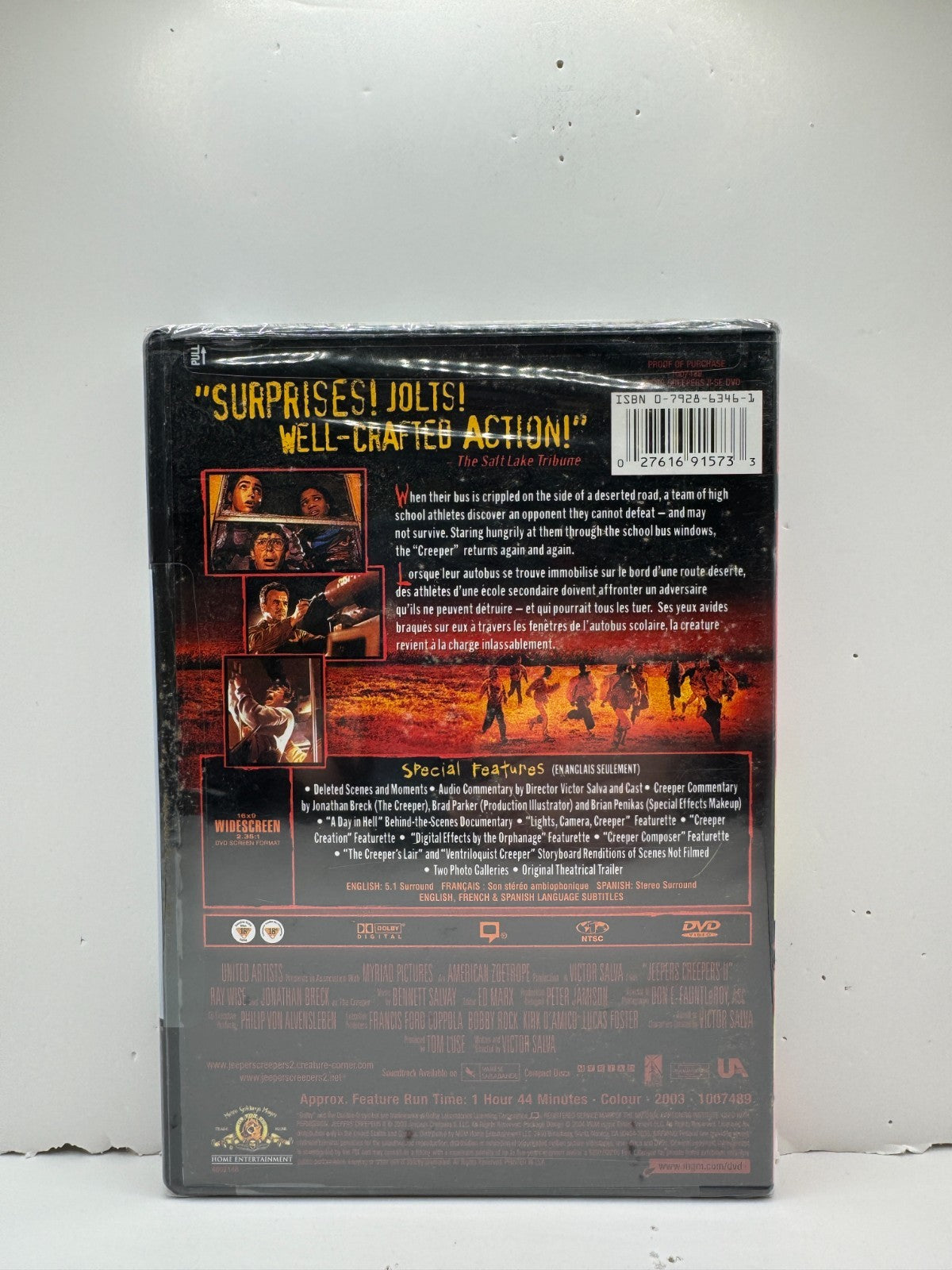 Jeepers Creepers (DVD) Horror Brand New and Sealed!!!