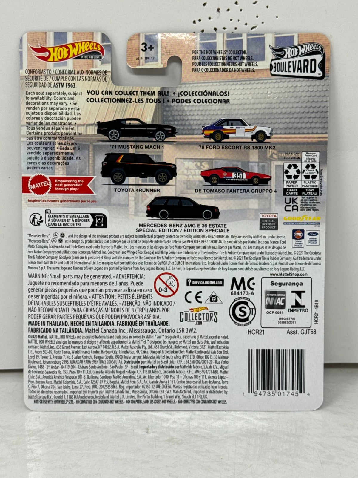 Hot Wheels Premium Boulevard #56 1971 Ford Mustang Mach 1 1:64 Diecast