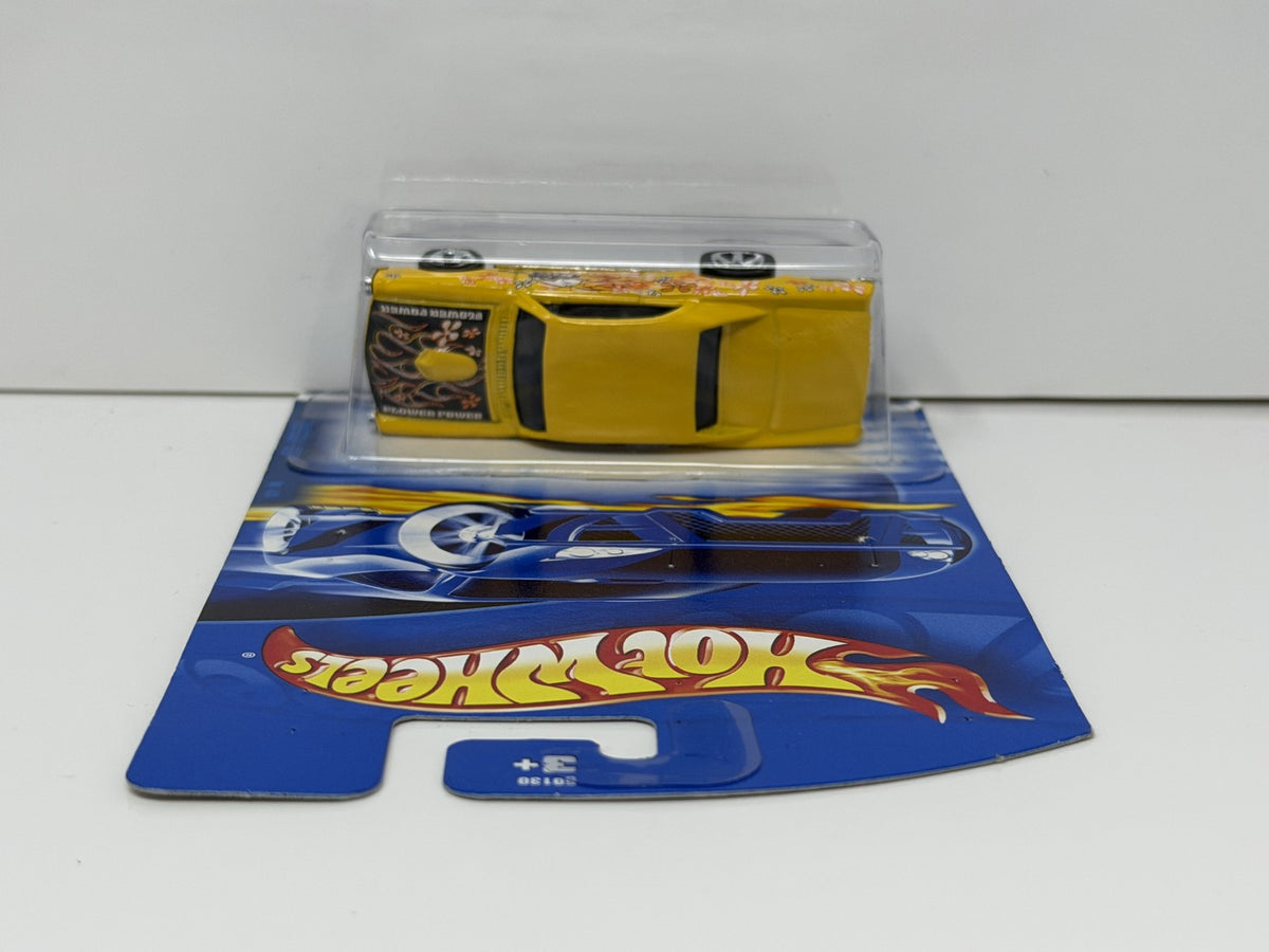 Hot Wheels Flower Power 1967 Pontiac GTO 1:64 Diecast Yellow