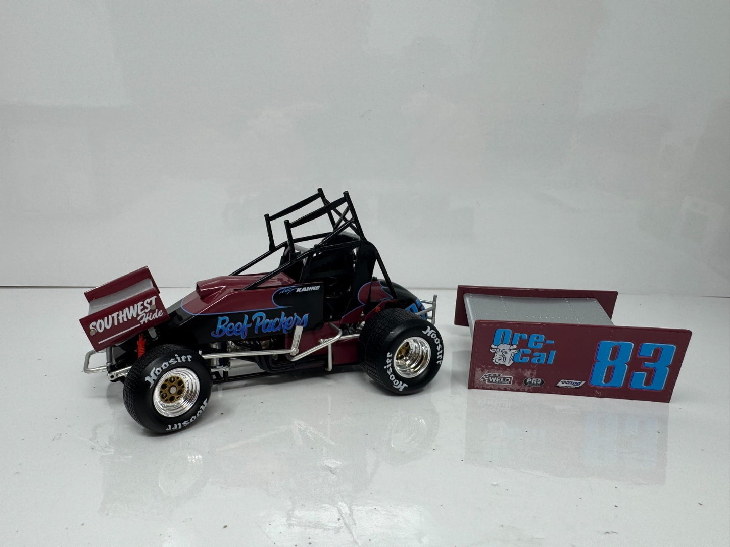 Action NASCAR Kasey Kahne #83 Beef Packers 2003 Sprint Car Xtreme 1:24 Diecast