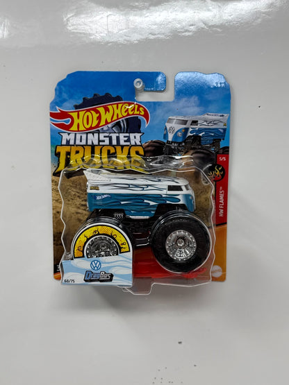 Hot Wheels Monster Trucks Volkswagen Drag Bus HW Flames 1:64 Diecast