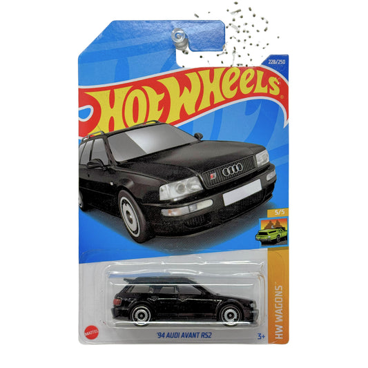 Hot Wheels HW Wagons 1994 Audi Avant RS2 1:64 Diecast Black