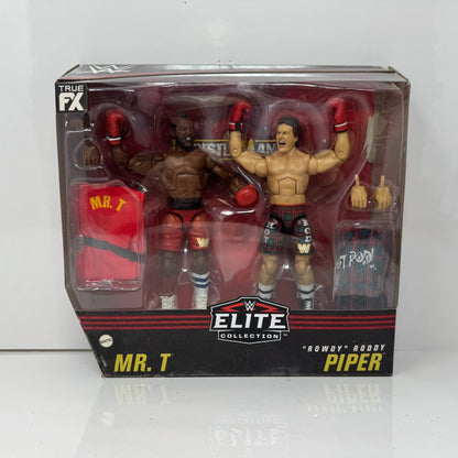 Mattel WWE Elite Collection Mr. T & Rowdy Roddy Piper 2-Pack Action Figures