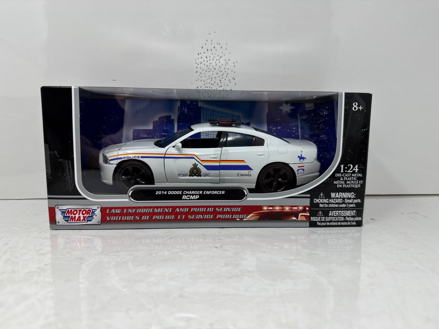 Motormax RCMP 2014 Dodge Charger Enforcer Law Enforcement Series 1:24 Diecast