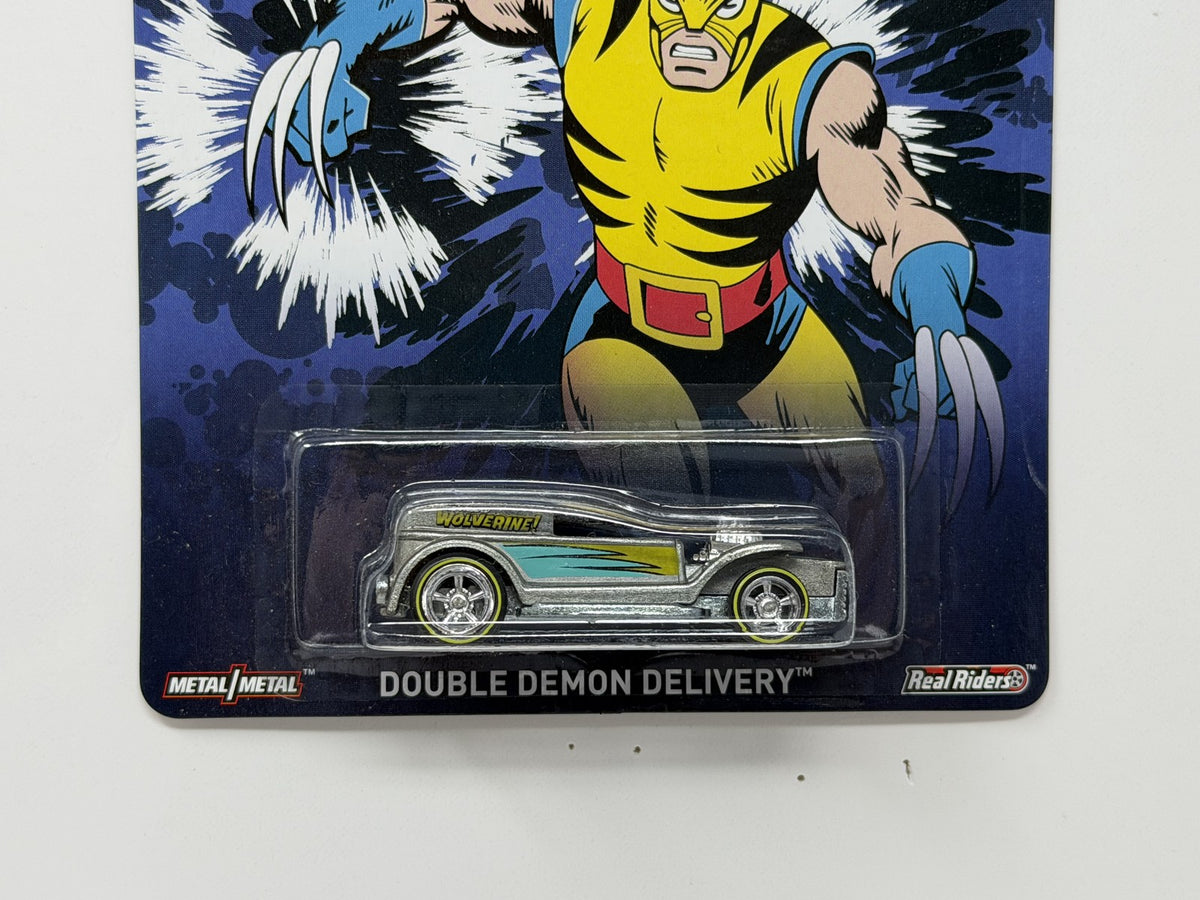 Hot Wheels Marvel Wolverine Double Demon Delivery 1:64 Real Riders