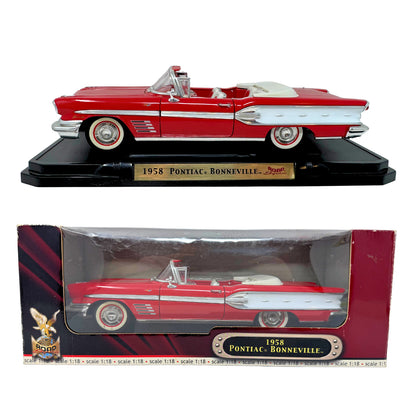 Road Signature 1958 Pontiac Bonneville Convertible 1:18 Diecast