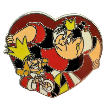 Disney Villains & Sidekicks Queen and King of Hearts Booster Trading Pin DC1S14