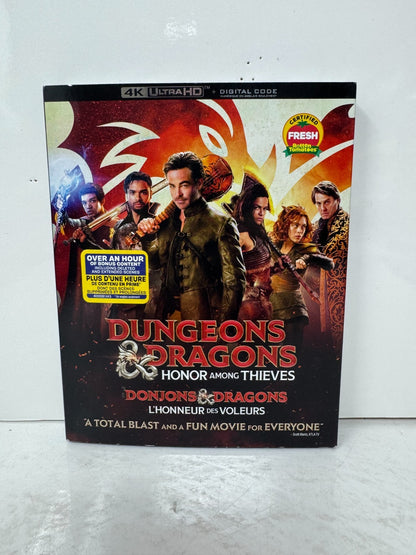 Dungeons & Dragons: Honor Among Thieves (4K UHD Blu-ray) Fantasy New and Sealed!