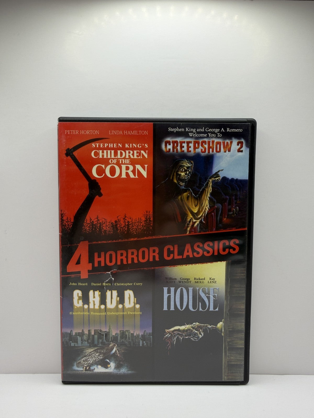 4 Horror Classics (DVD) Children of the Corn Creepshow 2 CHUD House