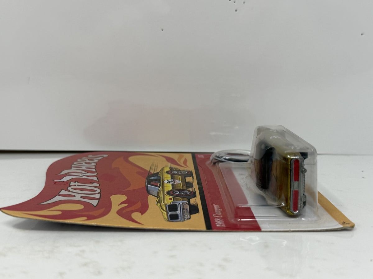Hot Wheels 50th Anniversary 1968 Mercury Cougar 1:64 Diecast w/ Button