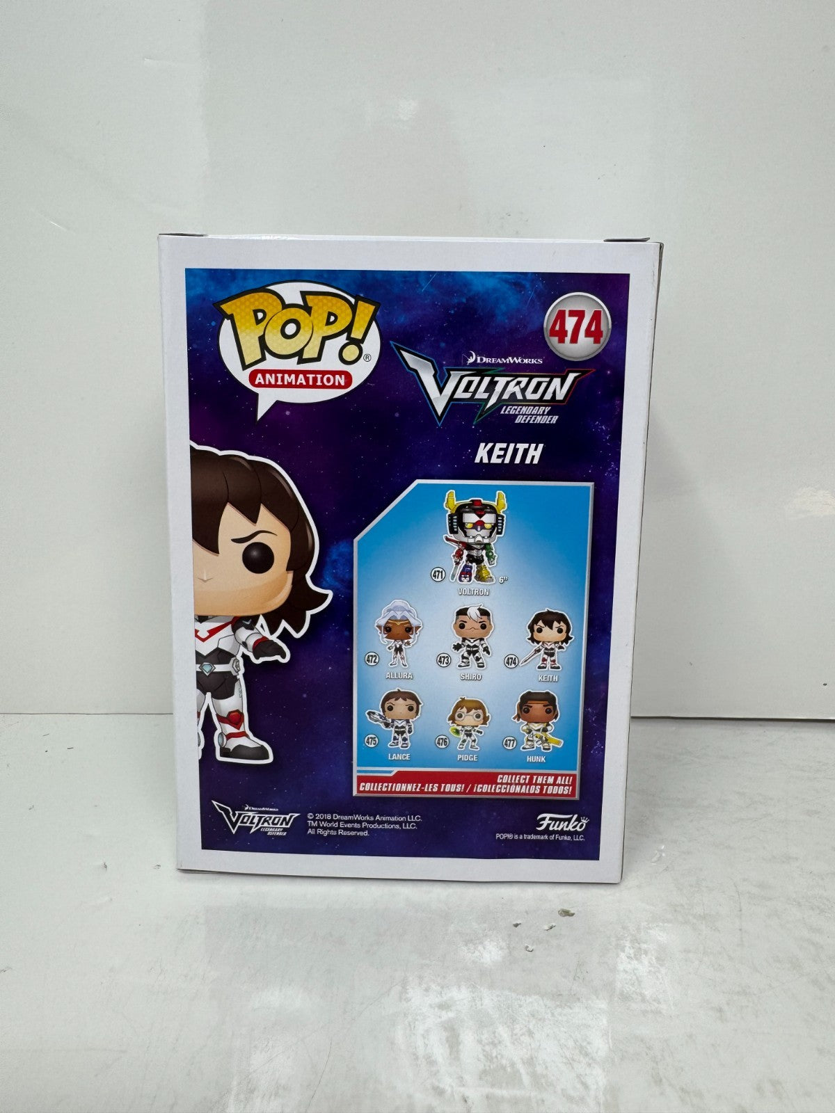 Funko Pop! Animation Voltron Legendary Defender Keith #474 Vinyl Figure