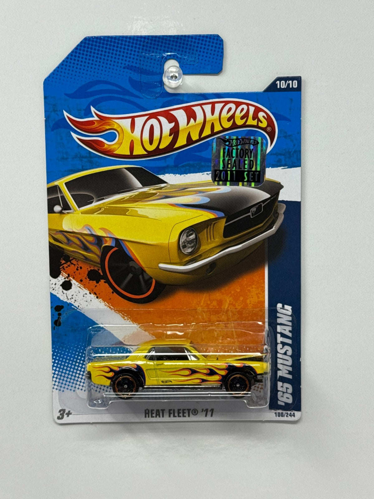 Hot Wheels Heat Fleet 1965 Ford Mustang 1:64 Diecast Factory Sealed