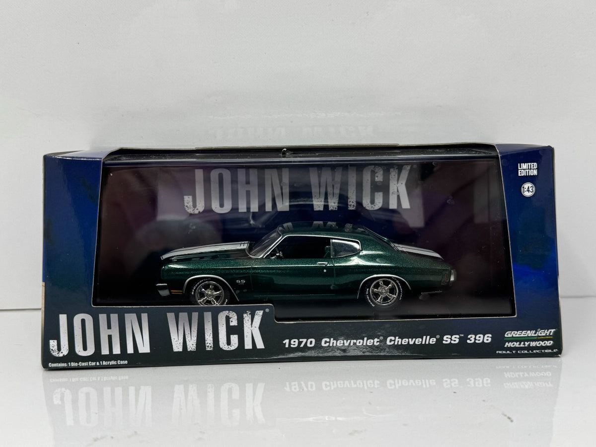 Greenlight Hollywood John Wick 1970 Chevrolet Chevelle SS 396 1:43 Diecast