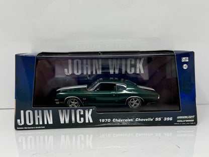 Greenlight Hollywood John Wick 1970 Chevrolet Chevelle SS 396 1:43 Diecast