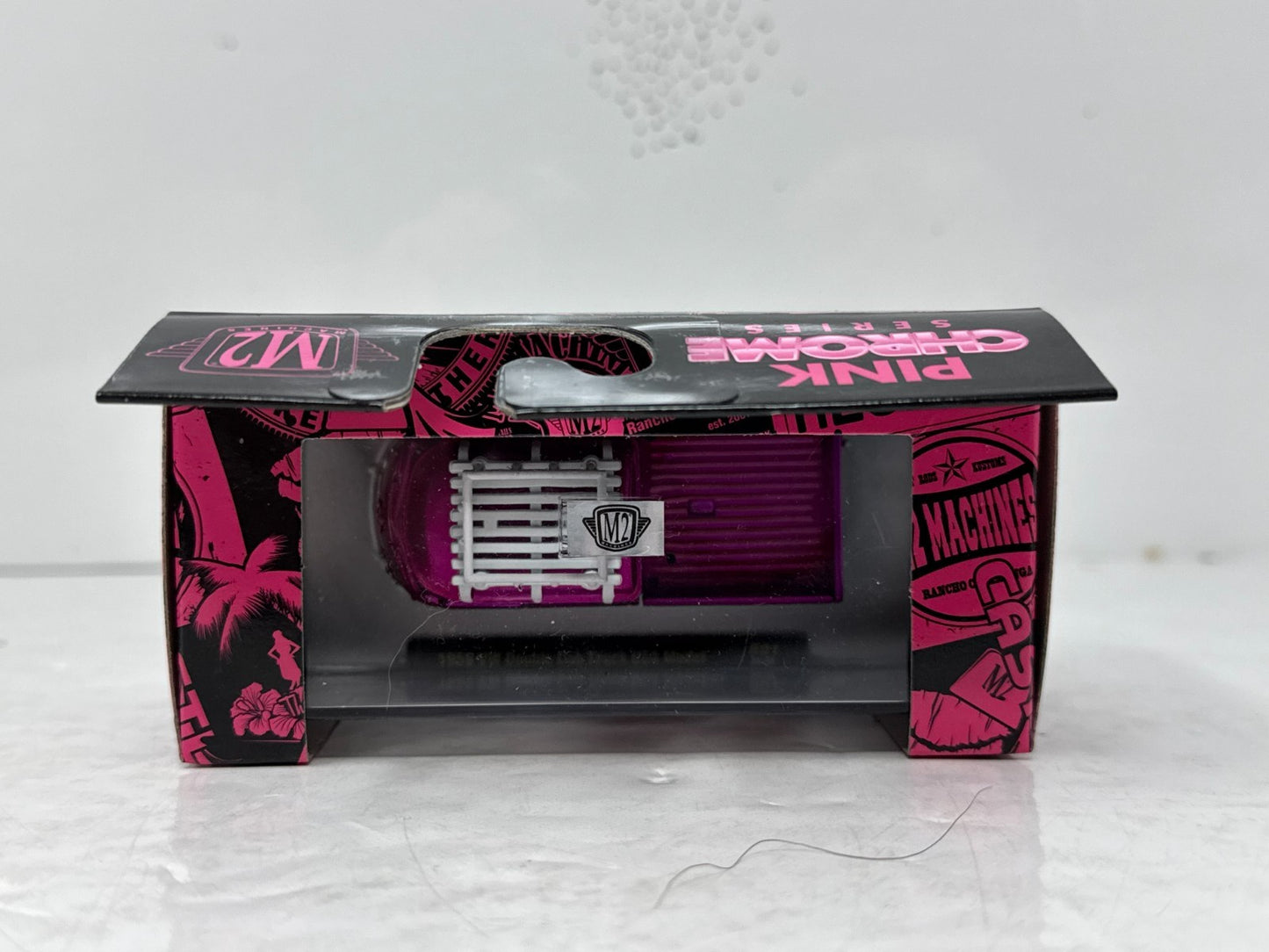 M2 Machines Pink Chrome Series 1959 Volkswagen Double Cab Truck 1:64 Diecast