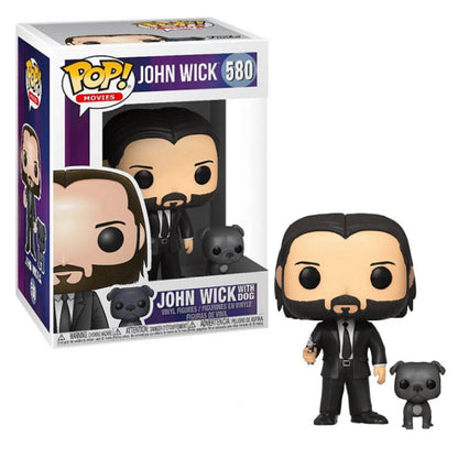 Funko Pop! Movies John Wick #580 John Wick with Dog Vinyl Figure