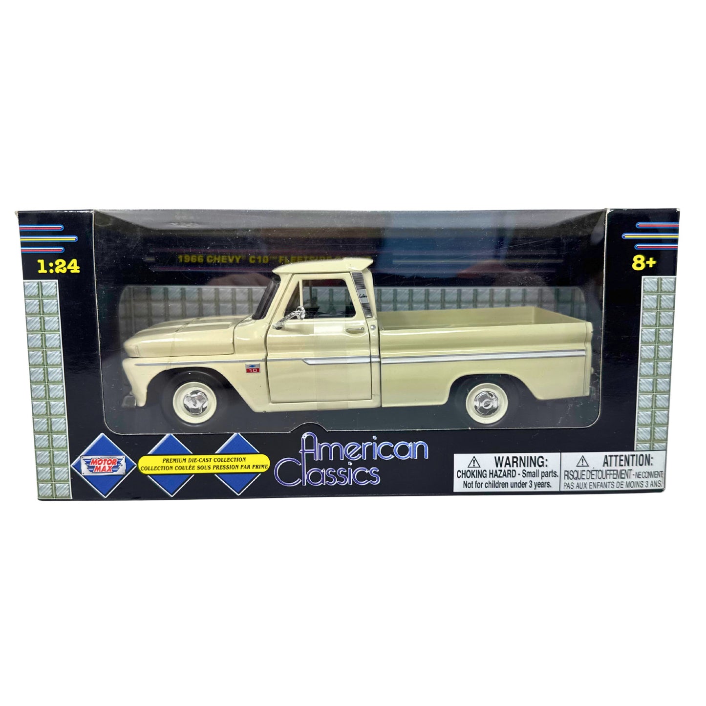Motormax American Classics 1966 Chevy C10 Fleetside Pickup 1:24 Diecast