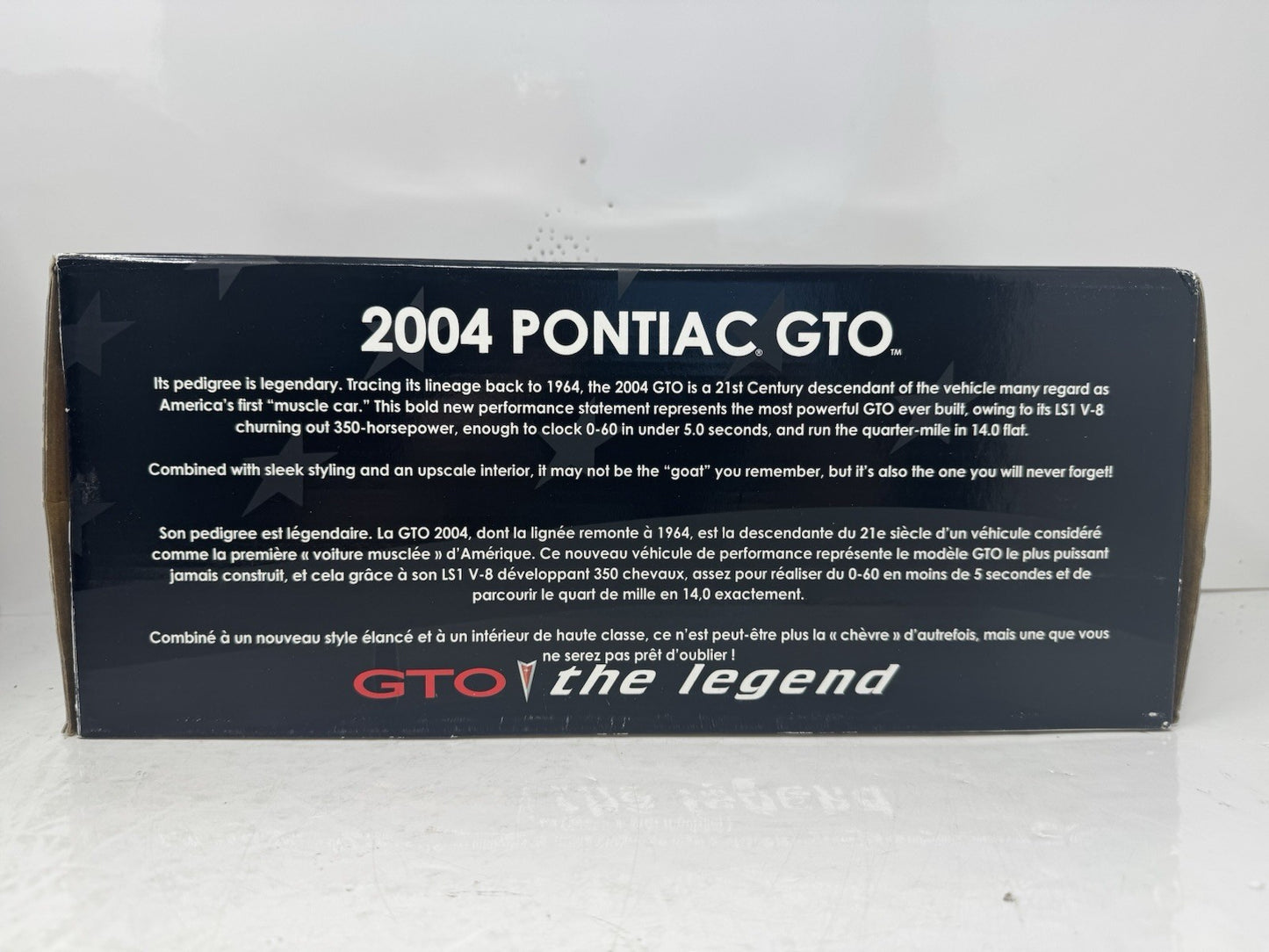 American Muscle 2004 Pontiac GTO Ertl 1:18 Diecast Black 1 of 5000 Limited