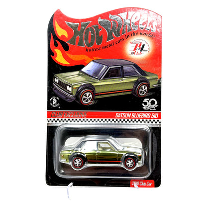 Hot Wheels RLC Red Line Club Datsun Bluebird 510 Club Exclusive 1:64 Diecast