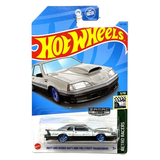 Hot Wheels ZAMAC Retro Racers 1988 Pro Street Thunderbird 1:64 Diecast