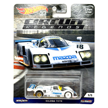 Hot Wheels Circuit Legends Mazda 787B 1:64 Diecast Real Riders