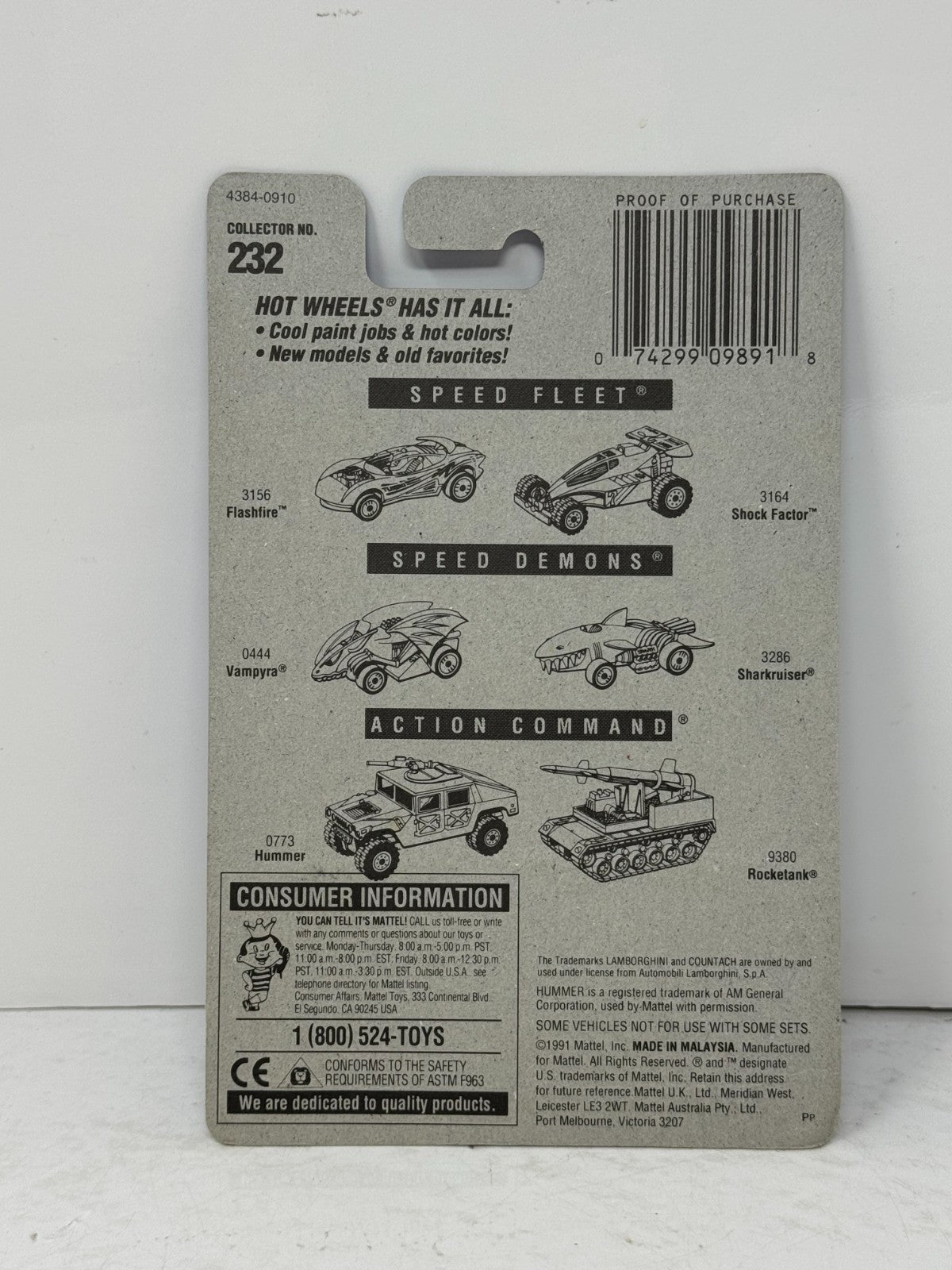 Hot Wheels Lamborghini Countach 1:64 Diecast White