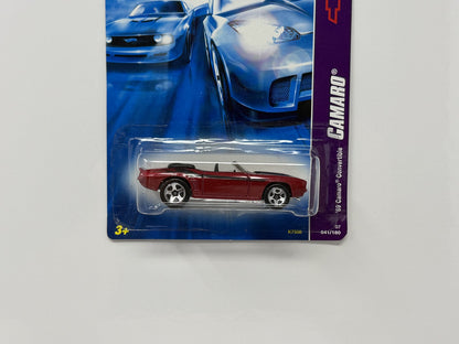 Hot Wheels 1969 Chevrolet Camaro Convertible 1:64 Diecast Red V2