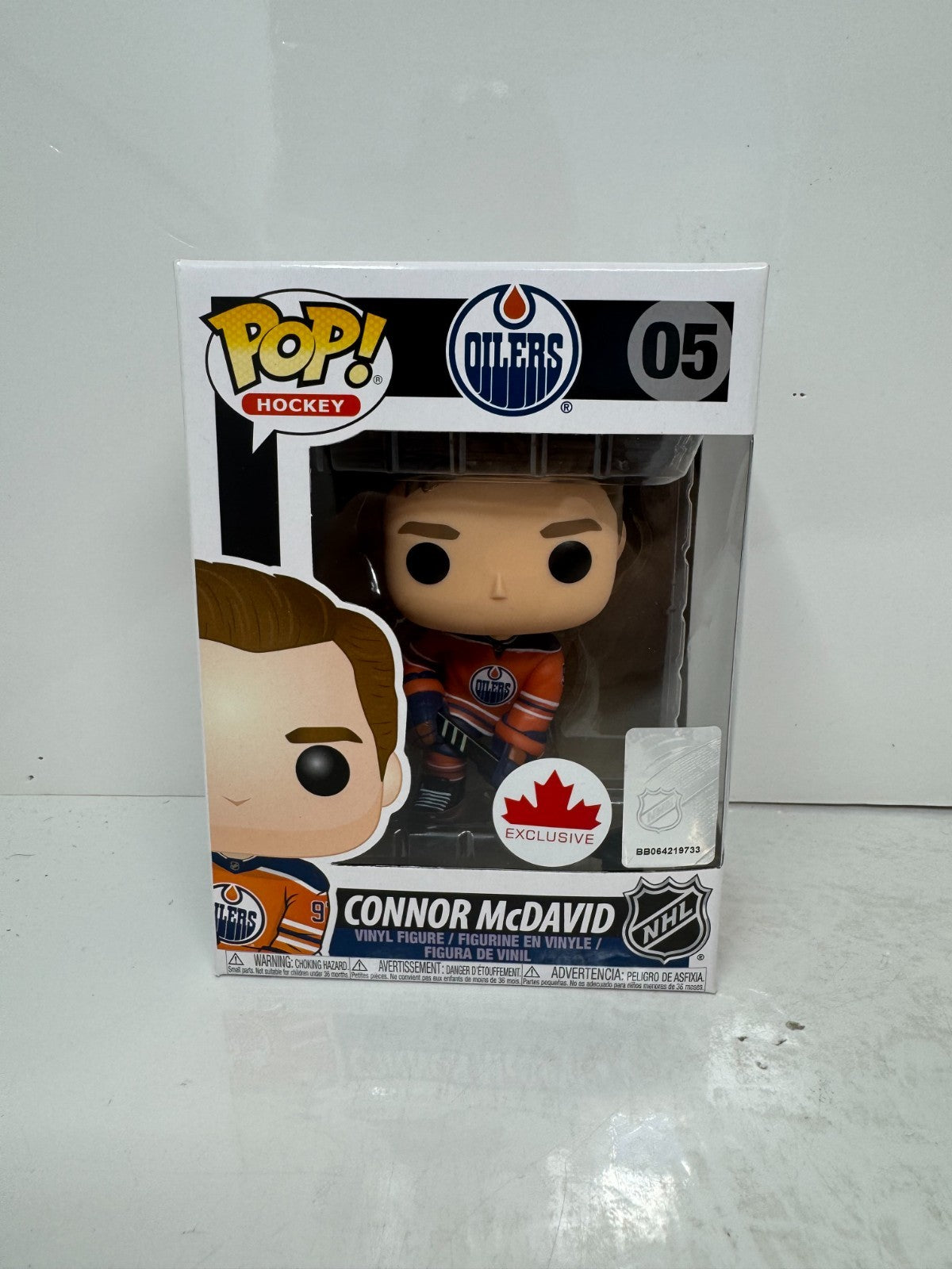 Funko Pop! Hockey Connor McDavid #05 Edmonton Oilers Exclusive Vinyl Figure
