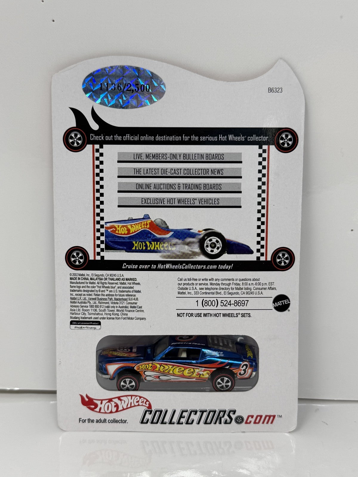 Hot Wheels RLC Red Line Club Ed Watts Race Team Custom Mustang 1:64 Diecast