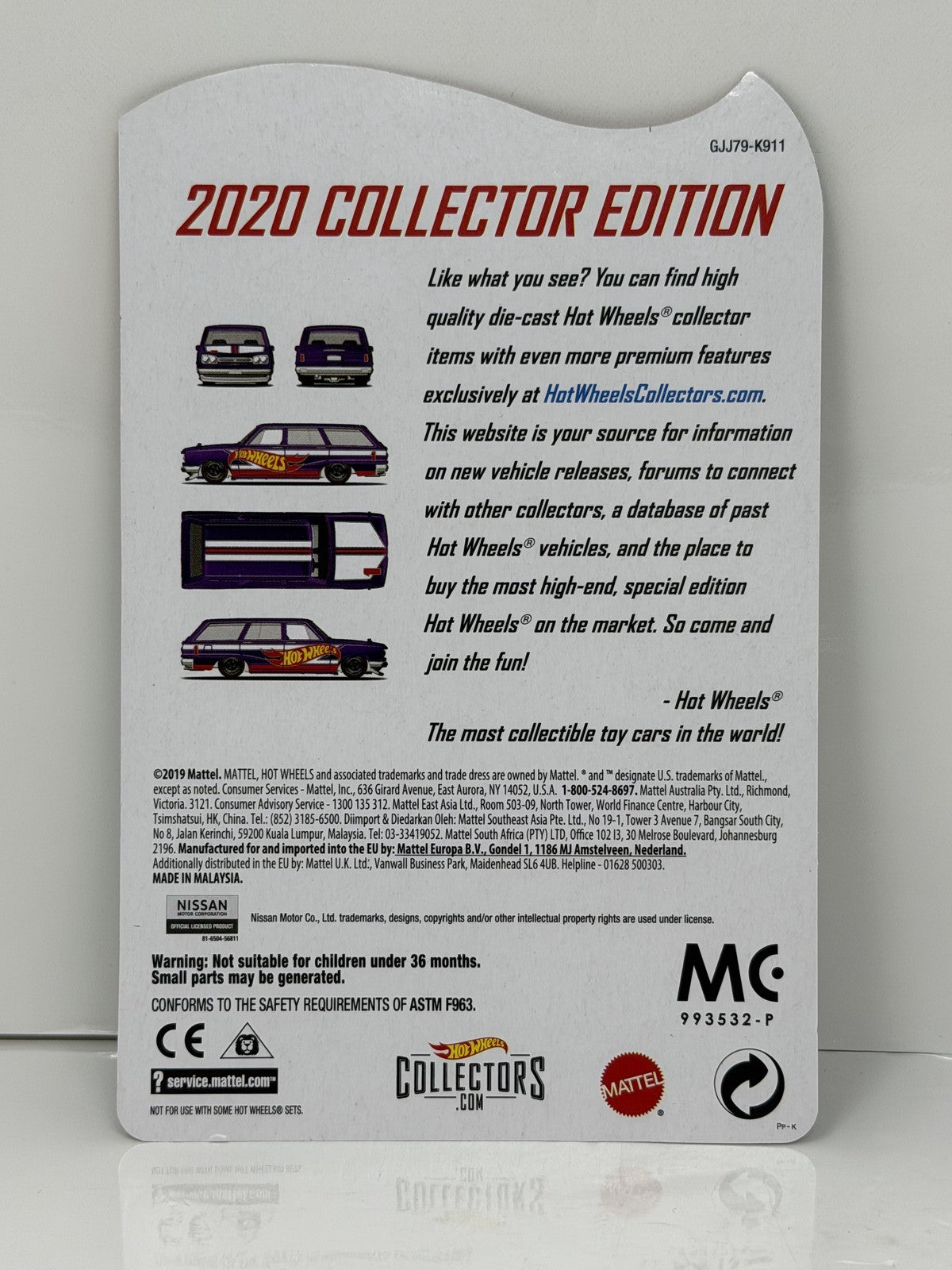 Hot Wheels 2020 Collector Edition 1969 Nissan Skyline Van 1:64 Diecast