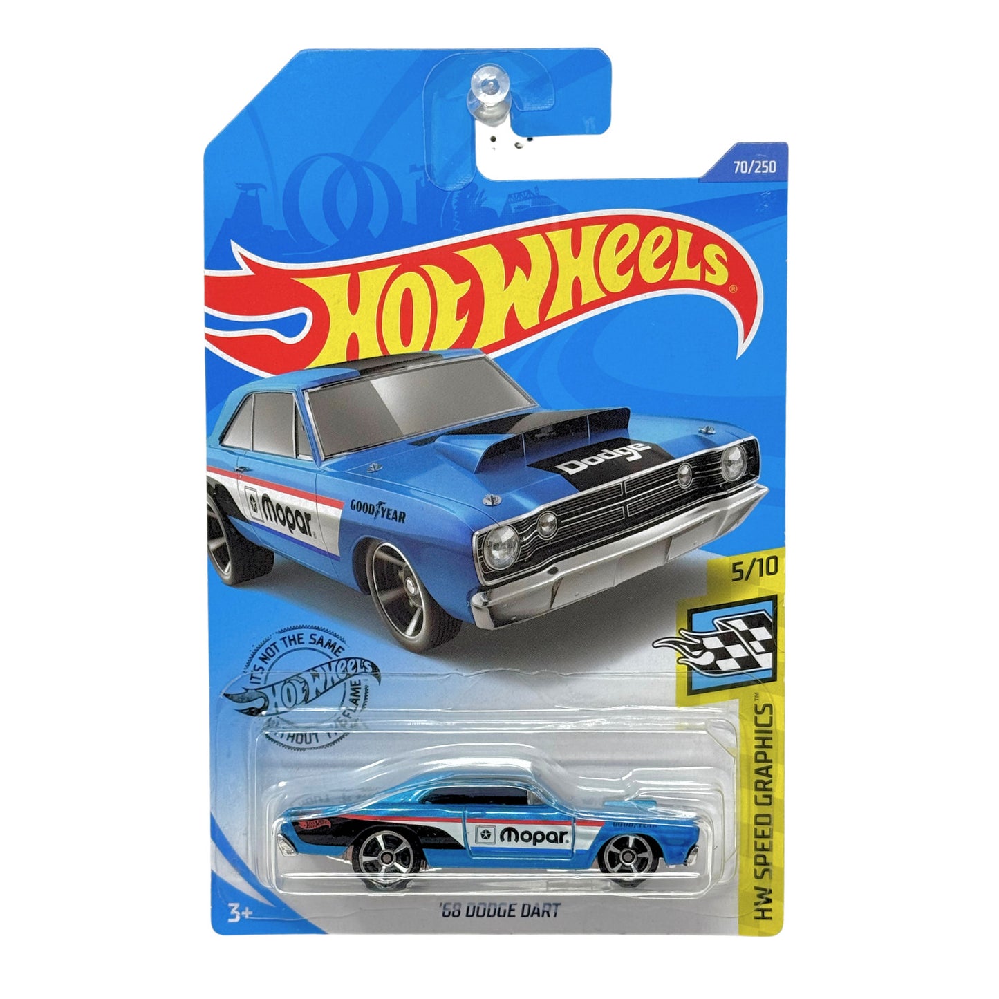 Hot Wheels Speed Graphics 1968 Dodge Dart 1:64 Diecast Blue