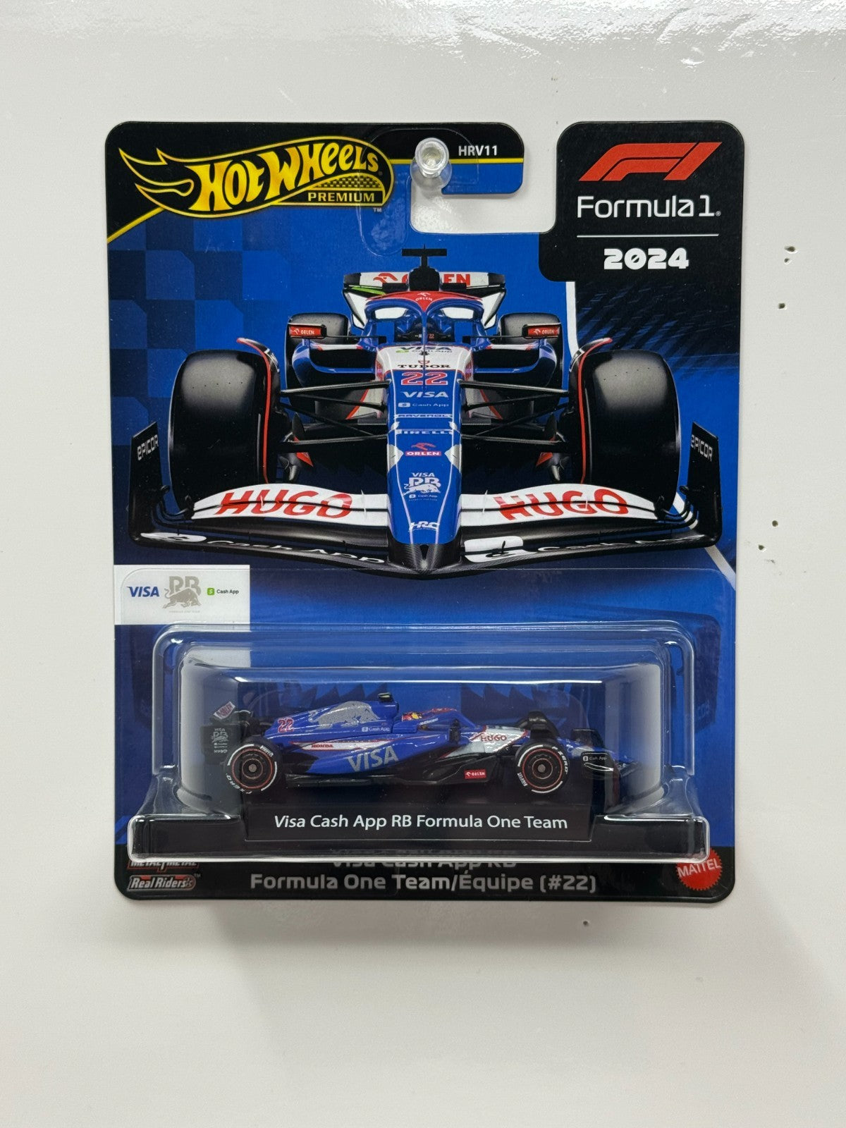 Hot Wheels Premium Formula 1 Visa Cash App RB F1 Team #22 1:64 Diecast