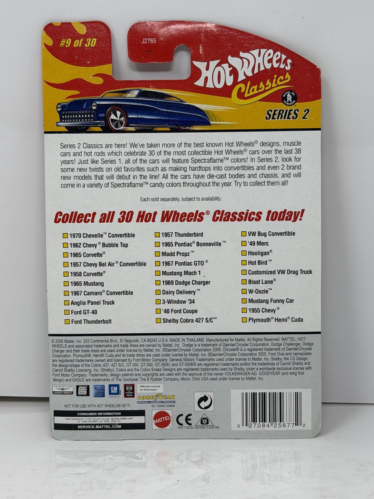 Hot Wheels Classics Series 2 Ford GT-40 Spectraflame 1:64 Diecast Antifreeze