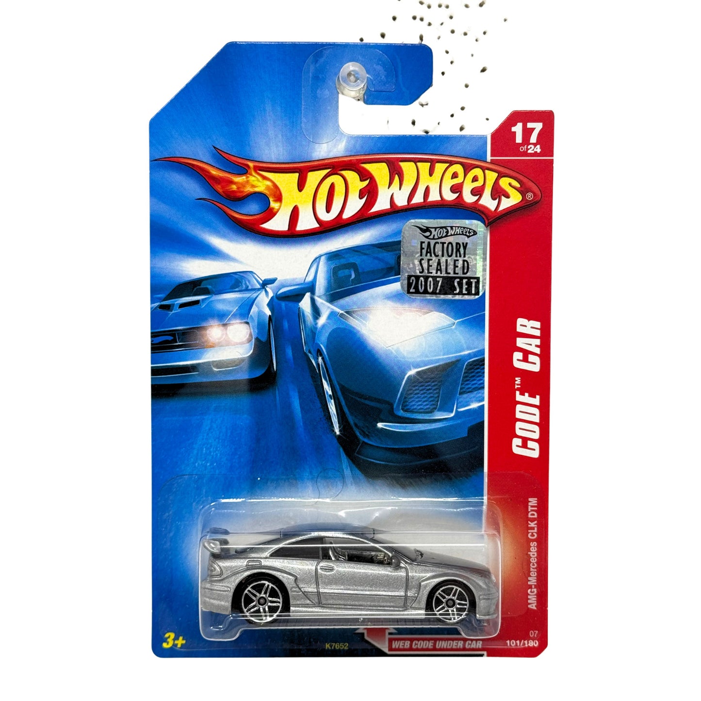 Hot Wheels Code Car 2007 AMG Mercedes CLK DTM 1:64 Diecast Factory Sealed