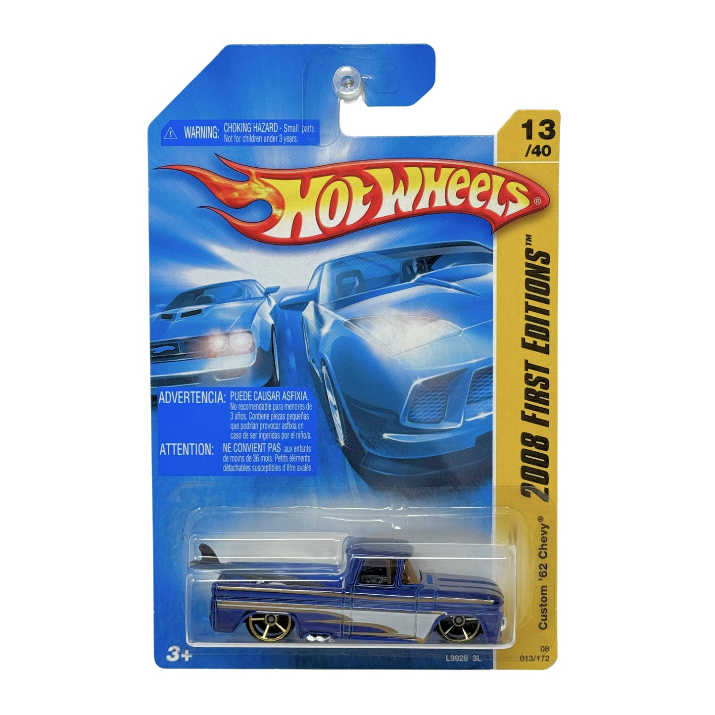 Hot Wheels First Editions Custom 1962 Chevy Pickup 1:64 Diecast