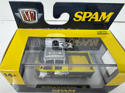 M2 Machines Spam 1959 Volkswagen VW Double Cab Truck USA Model 1:64 Diecast