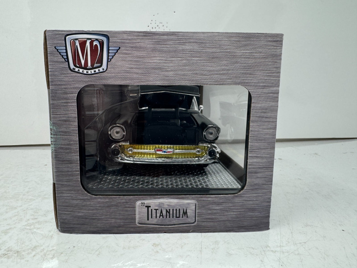 M2 Machines 1957 Chevrolet Bel Air Hardtop Titanium Edition 1:24 Diecast