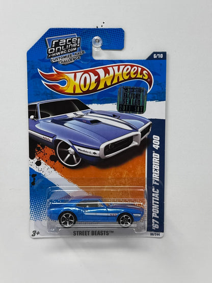 Hot Wheels Street Beasts 1967 Pontiac Firebird 400 1:64 Diecast Factory Sealed
