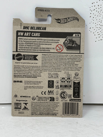 Hot Wheels Art Cars DMC DeLorean 1:64 Diecast
