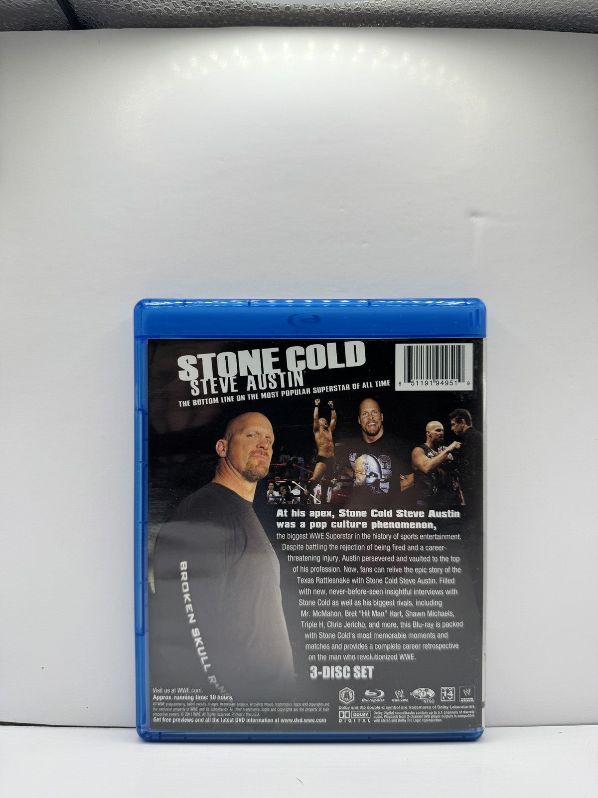 Stone Cold Steve Austin The Bottom Line (Blu-ray) Steve Austin Wrestling