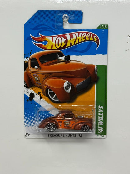 Hot Wheels Treasure Hunt 1941 Willys Coupe 1:64 Diecast